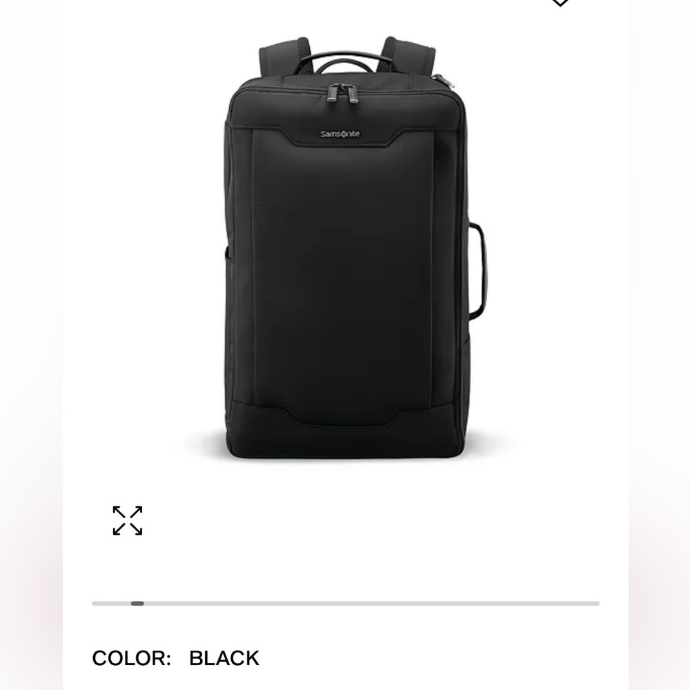BRAND NEW UNUSED SAMSONITE TRAVEL BACKPACK!